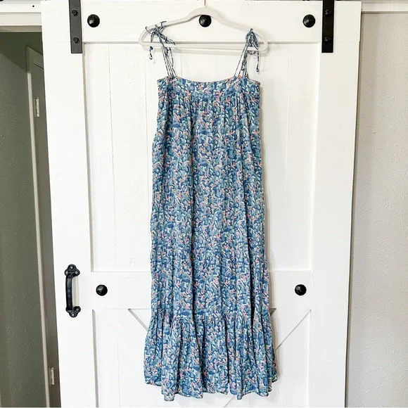 Mirth Mykonos Maxi Dress in Saltwater Blue Size Small - Picture 6 of 9